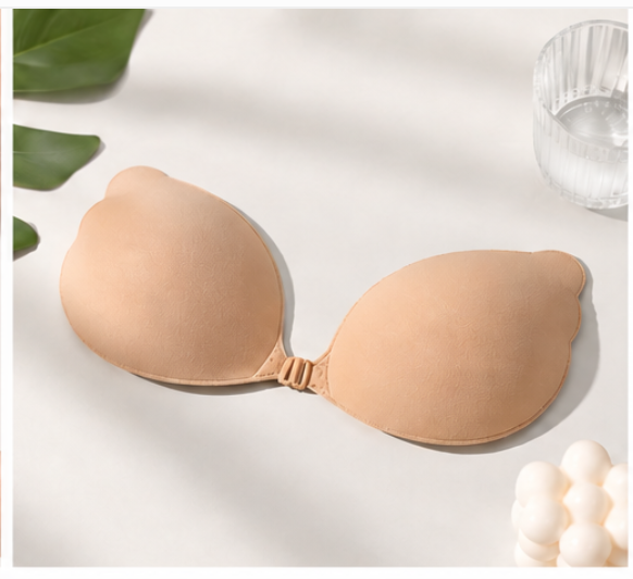 Soutien-Gorge Invisible Push Up — Sans Bretelles, Sans Couture, Adhésif Silicone